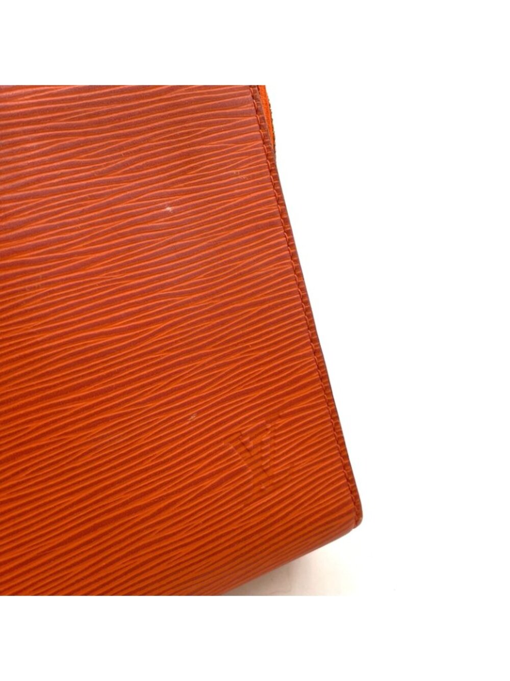 Louis Vuitton Poche Toilette Epi Leather Orange Pouch Silver - Picture 6 of 15